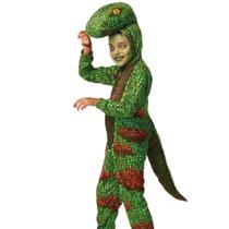 Fantasia Halloween Infantil Lagarton Luxo com Cabeça e Cauda