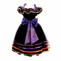 Fantasia Halloween Infantil Menina Bruxinha de Luxo - Fantasias Carol CM