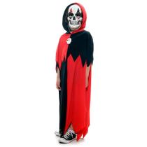 Fantasia Halloween Infantil Palhaço do Mau Com Máscara 2 á 12