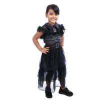 Fantasia Halloween Infantil - Vestido Jenna Luxo 3 a 4 Anos - 1 Un