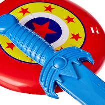 Fantasia herois 1 escudo azul 1 espada) Fantasia herois 1 escudo azul 1 espada)