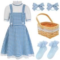 Fantasia HMPRT Dorothy para meninas Halloween Wizard Of Oz 6y