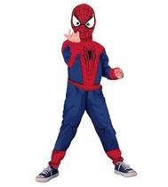 Fantasia Homem Aranha Longa - Infantil - Rubies