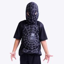 Fantasia Homem-Aranha Preto Infantil Menino Muvile 5362