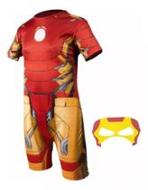 Fantasia Homem De Ferro Infantil com Máscara ( dos 2 aos 9 anos ) - SGB Modas e Variedades