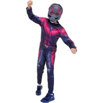 Fantasia Homem Formiga Infantil Longa Os Vingadores Ultimato de Luxo Fantasia Homem Formiga Infantil Longa Os Vingadores Ultimato de Luxo