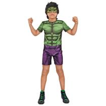 Fantasia Hulk Infantil Curta Vingadores Licenciada Regina 11654