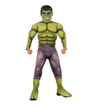 Fantasia Hulk Infantil de Luxo Com Músculos Pés e Máscara