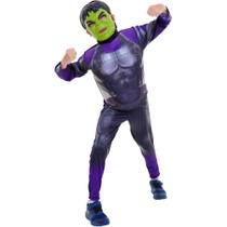 Fantasia Incrível Hulk Infantil Vingadores Ultimato Longa de Luxo - Global Fantasias