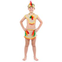 Fantasia Índio Brasileiro Masculino Infantil - Índios