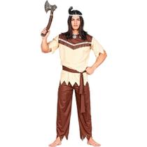 Fantasia Indio Masculino Americano para Adultos de Luxo Completa Fantasia Indio Masculino Americano para Adultos de Luxo Completa
