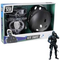 Fantasia Infantil Acessório de Polícia Kit de Swat Multikids