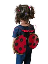 Fantasia infantil Asa Dupla de Joaninha de Luxo Fantasia infantil Asa Dupla de Joaninha de Luxo