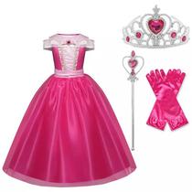 Fantasia infantil Aurora Bela Adormecida Princesas Disney do 4 ao 10 - Amora Encantada