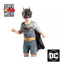 Fantasia Infantil Batman Com Capa E Máscara Super Héroi