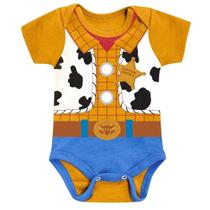 Fantasia Infantil Body para Bebês Manga Curta Boneco Wood Tamanho 0-3 Meses - Basic + Fantasia Infantil Body para Bebês Manga Curta Boneco Wood Tamanho 0-3 Meses - Basic +