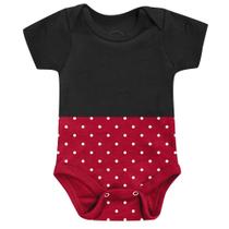 Fantasia Infantil Body para Bebês Manga Curta Minnie Preta e Vermelha Tamanho 3-6 Meses - Basic + Fantasia Infantil Body para Bebês Manga Curta Minnie Preta e Vermelha Tamanho 3-6 Meses - Basic +