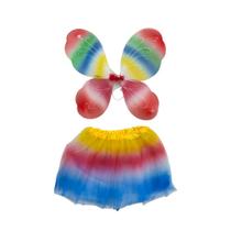 Fantasia Infantil Borboleta - Saia e Asa cor:azul Fantasia Infantil Borboleta - Saia e Asa cor:azul