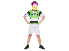 Fantasia Infantil Buzz Curto - Coleção Personagem Tam. G Rubies