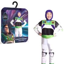 Fantasia Infantil Buzz Lightyear com Capuz Super Magia