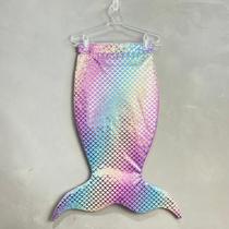 Fantasia Infantil - Calda Sereia escamas holográfica