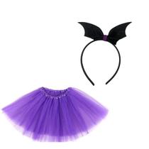 Fantasia Infantil Carnaval Vampira - Tiara + Saia Tutu