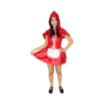 Fantasia Infantil Chapeuzinho Vermelho com Capuz Fantasia Infantil Chapeuzinho Vermelho com Capuz