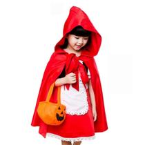 Fantasia Infantil Chapeuzinho Vermelho Vestido Capa e Bolsa Fantasia Infantil Chapeuzinho Vermelho Vestido Capa e Bolsa