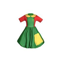 Fantasia Infantil Chiquinha Vestido Turma do Chaves Fantasia Infantil Chiquinha Vestido Turma do Chaves