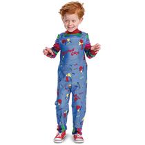 Fantasia Infantil Chucky Hanerreal - Tamanho GG - Halloween