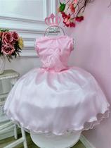 Fantasia Infantil da Bailarina Luxo com Tiara Inclusa