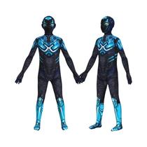 Fantasia Infantil DC Blue Beetle Para Meninos E Meninas, Macacão De Carnaval Com Máscara, Roupa Para
