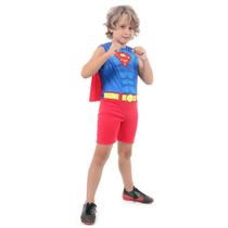 Fantasia Infantil Dc Comics Liga da Justiça Super Homem Regata Sulamericana