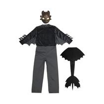 Fantasia Infantil De Halloween Desdentado (Treina O Teu Dragão) Com Cauda Destacável - Conjunto