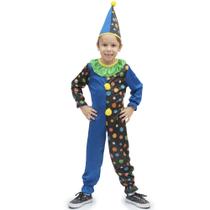 Fantasia Infantil De Palhaço Carnaval Halloween Palhacinho - Bhstore