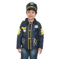 Fantasia Infantil de Policial Completa com Acessórios