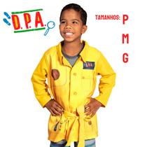 Fantasia Infantil Desenho D.P.A Detetive Jr Max Colorido Fantasia Infantil Desenho D.P.A Detetive Jr Max Colorido