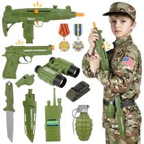 Fantasia Infantil GIFTINBOX Army Soldier - Halloween - Tamanho L (8-10 anos) Fantasia Infantil GIFTINBOX Army Soldier - Halloween - Tamanho L (8-10 anos)