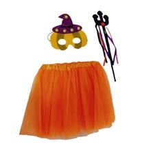 Fantasia infantil halloween - Bruxinha e Abobora