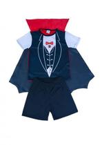 Fantasia infantil halloween drácula com capa e máscara 01 ao 06 Fantasia infantil halloween drácula com capa e máscara 01 ao 06