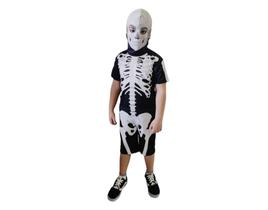 Fantasia infantil Halloween meninos esqueleto Fantasia infantil Halloween meninos esqueleto