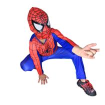 Fantasia Infantil Homem Aranha Longa C Mascara