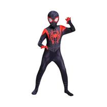 Fantasia Infantil Homem-Aranha - Macacão de Elastano para Cosplay de Halloween