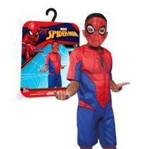 Fantasia Infantil Homem Aranha Spiderman Original Marvel, Novabrink, 3 à 12 Anos, Tamanhos P M G