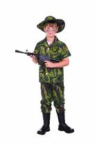 Fantasia infantil Jungle Commando, fantasia RG, tamanho 4-6, multicolorida Fantasia infantil Jungle Commando, fantasia RG, tamanho 4-6, multicolorida