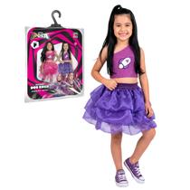 Fantasia Infantil Katlen Dos Rosa Conjunto Roupas Oficial -