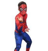 Fantasia Infantil Luxo Homem Aranha Classica Original Fantasia Infantil Luxo Homem Aranha Classica Original