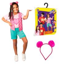 Fantasia Infantil Maria Clara Jp Completa e com Tiara Fantasia Infantil Maria Clara Jp Completa e com Tiara