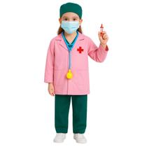 Fantasia Infantil Médica Enfermagem Rosa Meninas Festa Fantasia Infantil Médica Enfermagem Rosa Meninas Festa