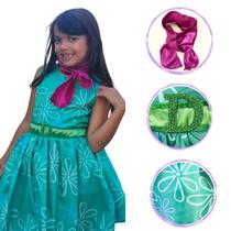 Fantasia Infantil Menina da Personagem Verdinha Estilosa Fantasia Infantil Menina da Personagem Verdinha Estilosa